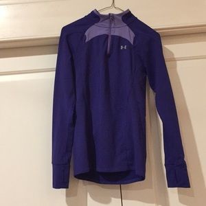 UA Women’s Purple Cold Gear long sleeve Athletic